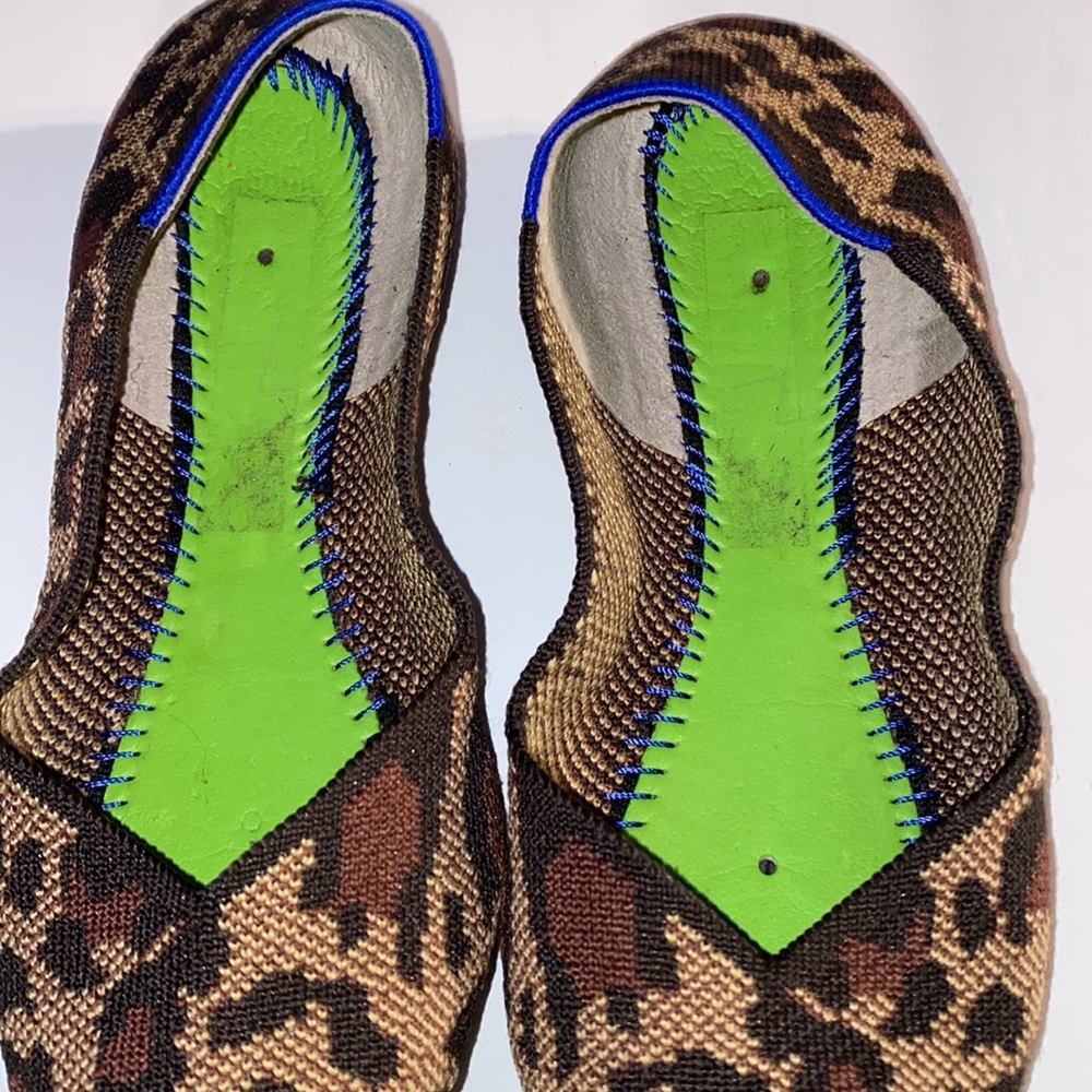 Rothy’s leopard Slip Ons #7.5 - Picture 6 of 6